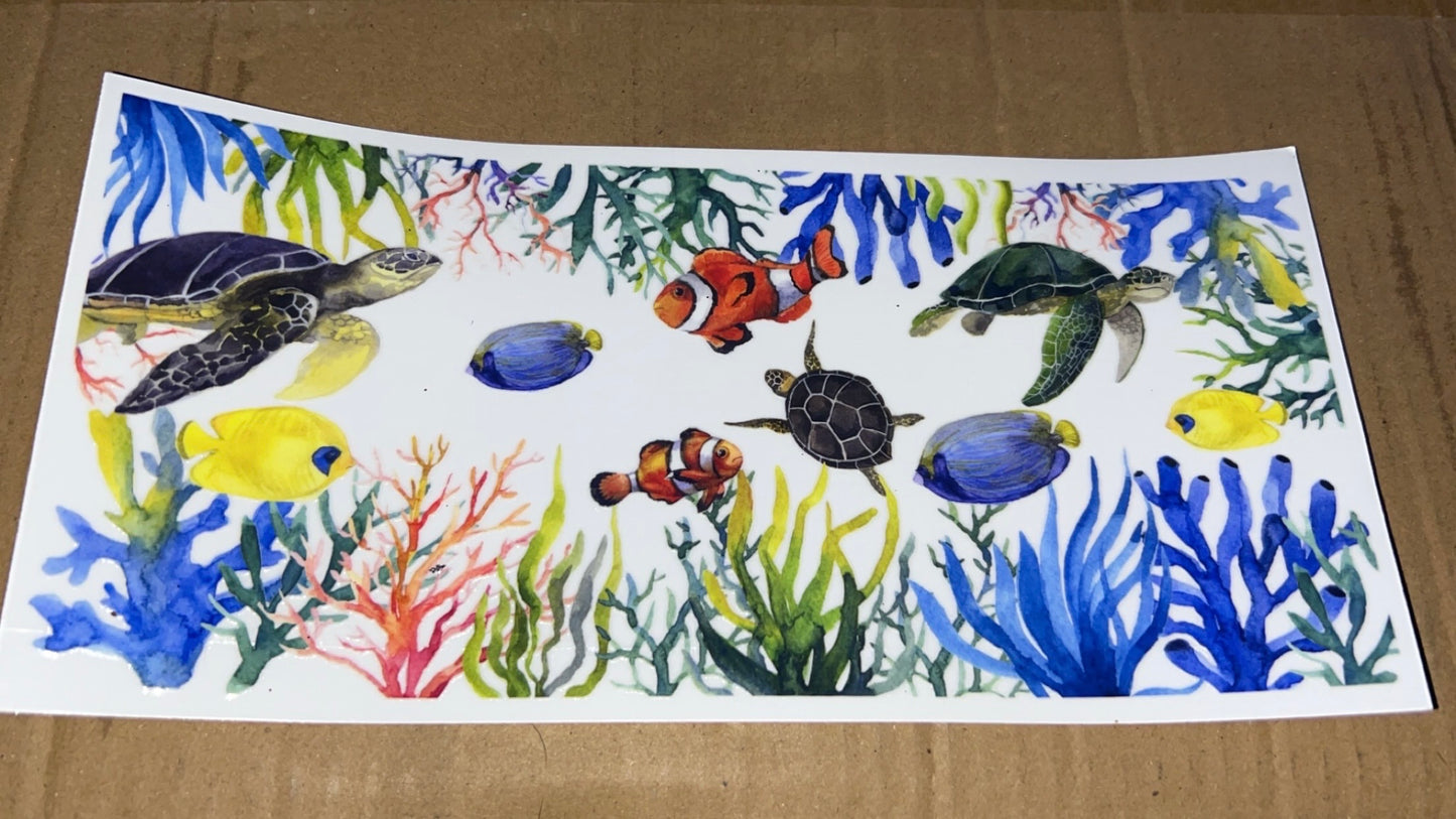 aquarium themed decal 🪸