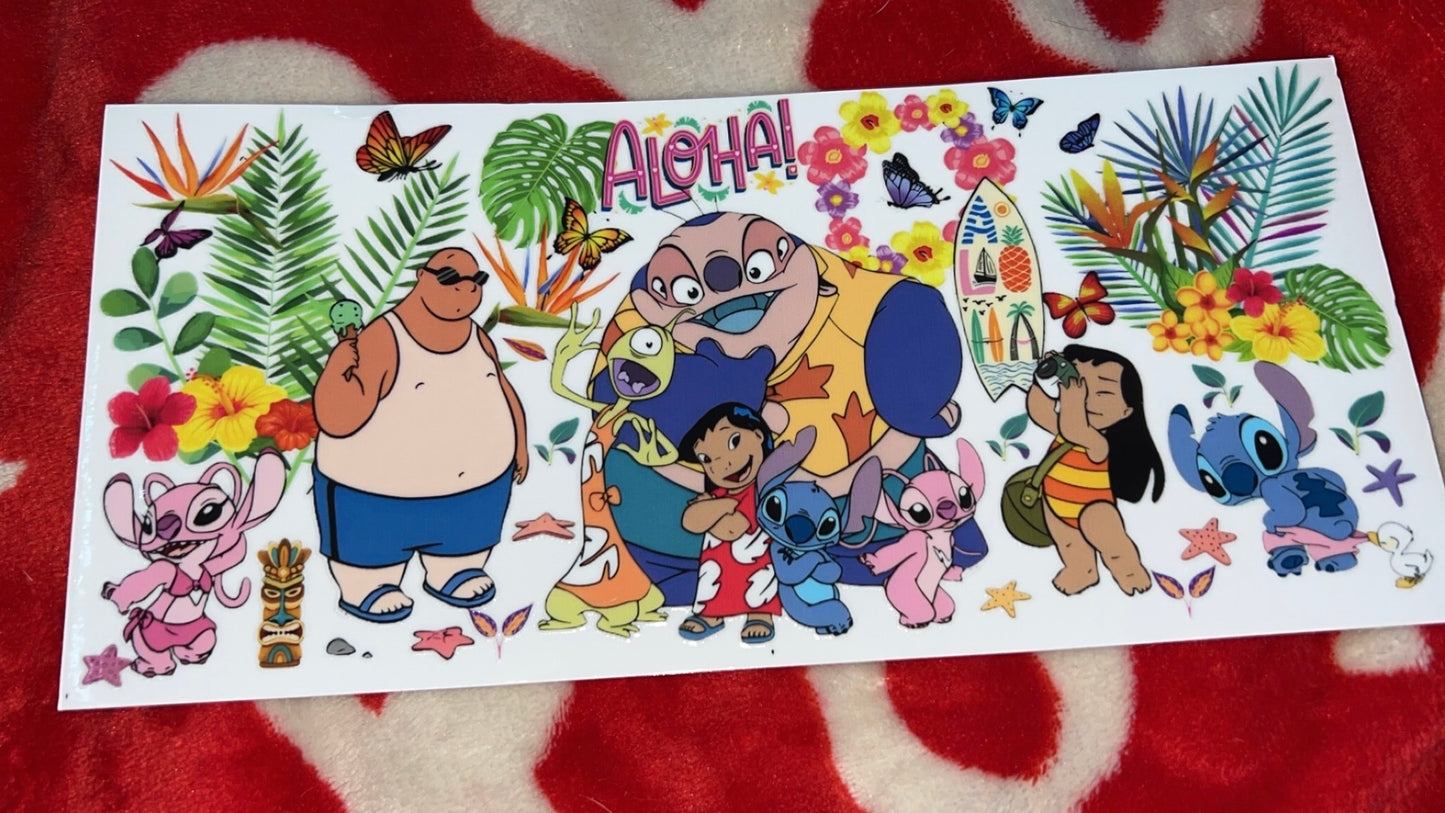 Stitch and friends decal đș