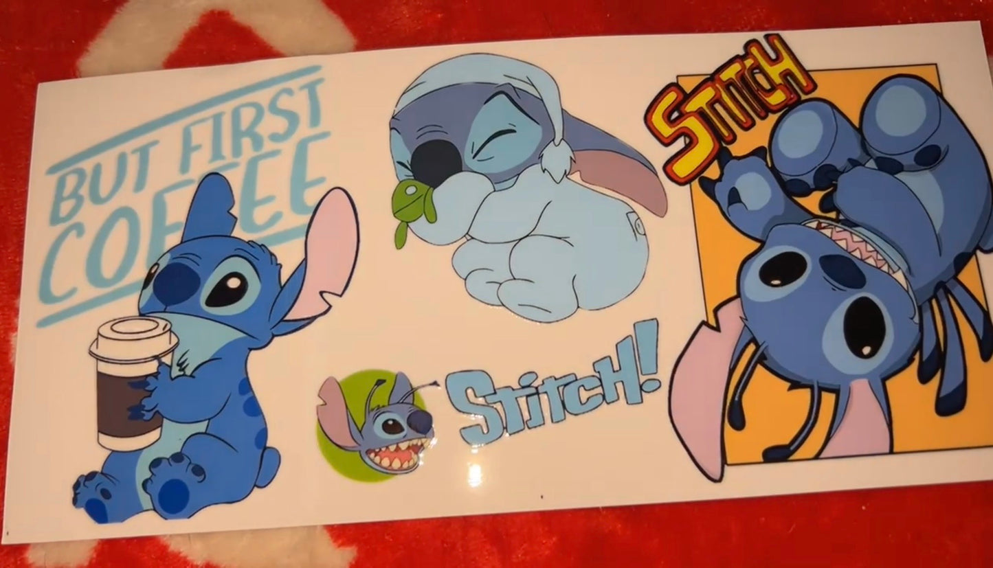 Stitch coffee decal ☕️