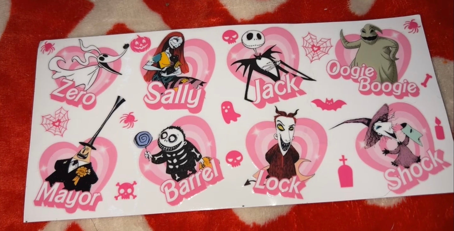 Nightmare before Christmas decals đȘ