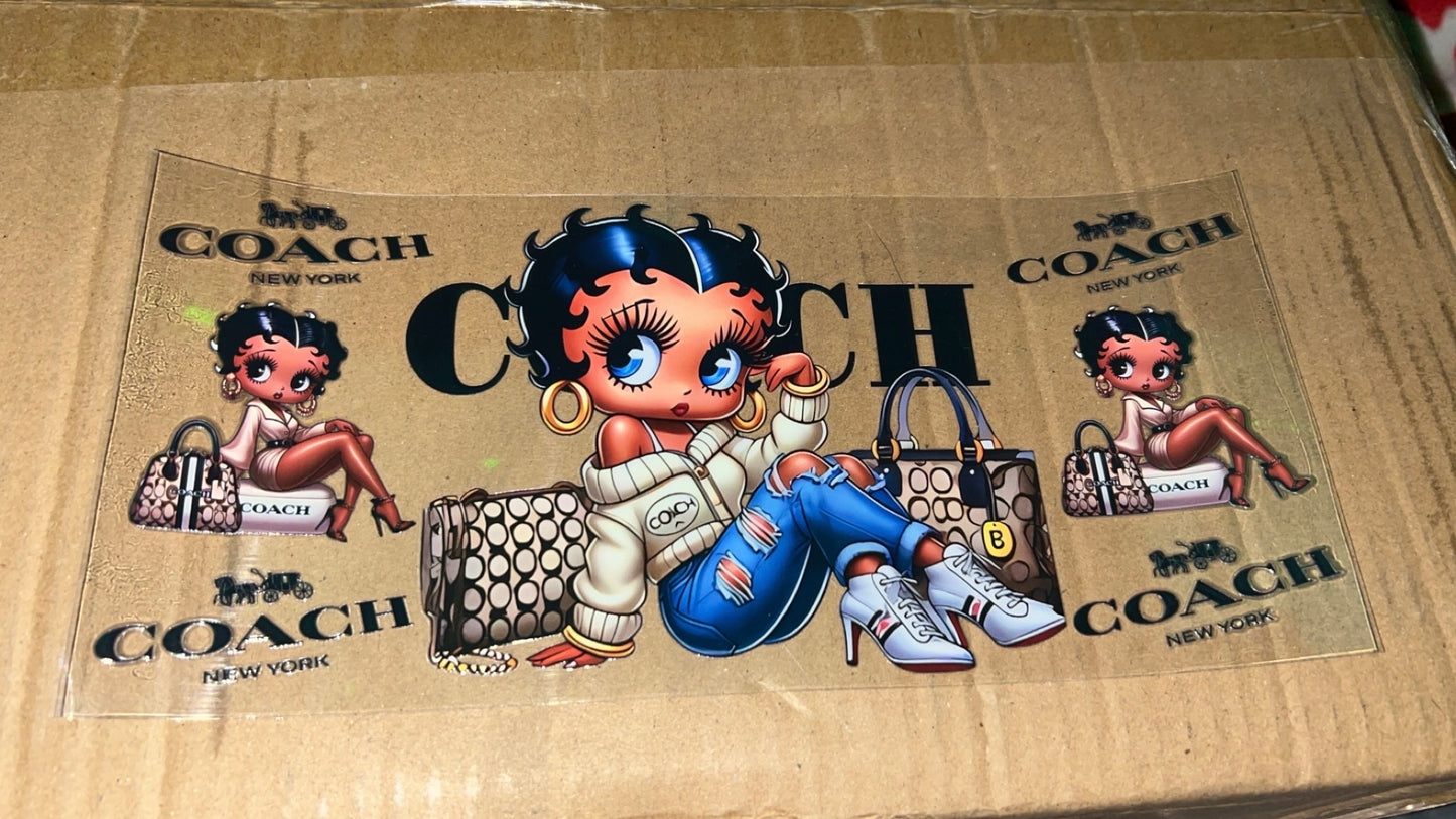 Betty Boop Coach decal 👛