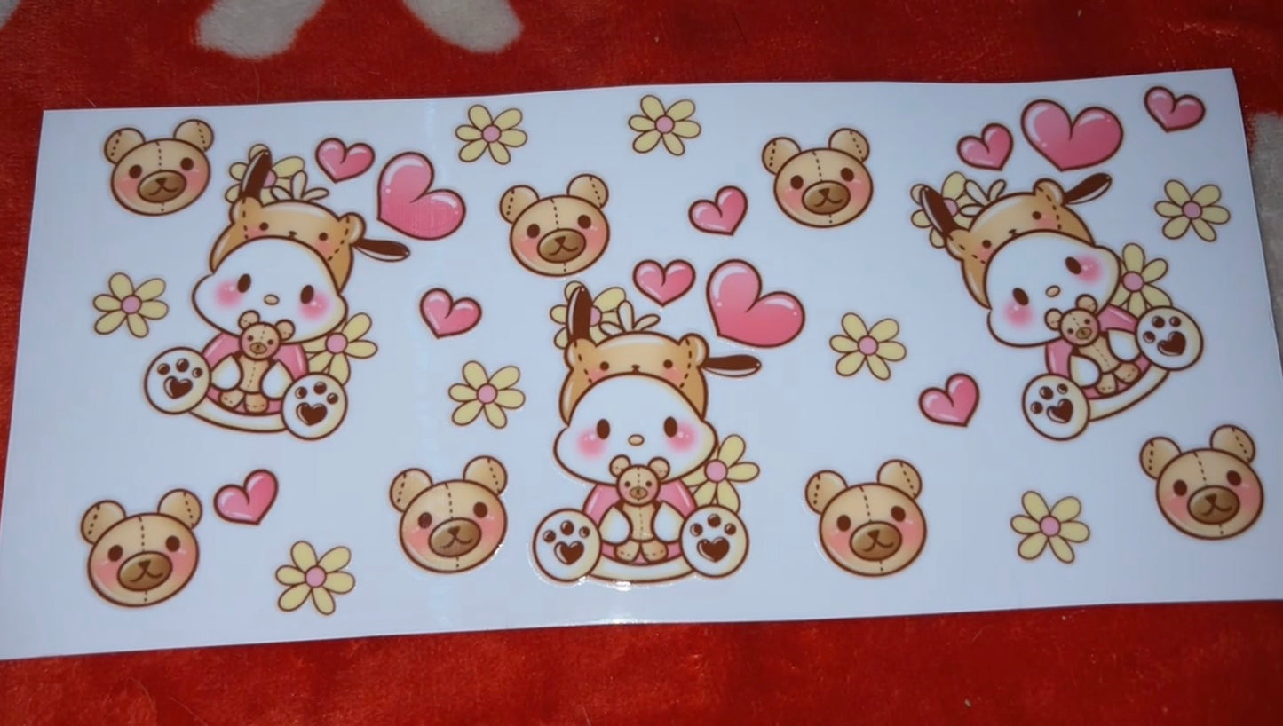 Pochacco bear decal đ§¸