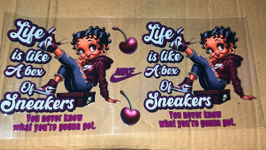 Betty Boop sneakerhead decal 🍒
