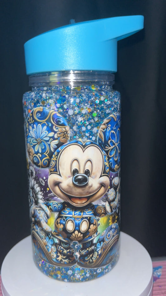 handmade Mickey Mouse 10oz water bottle 🤩