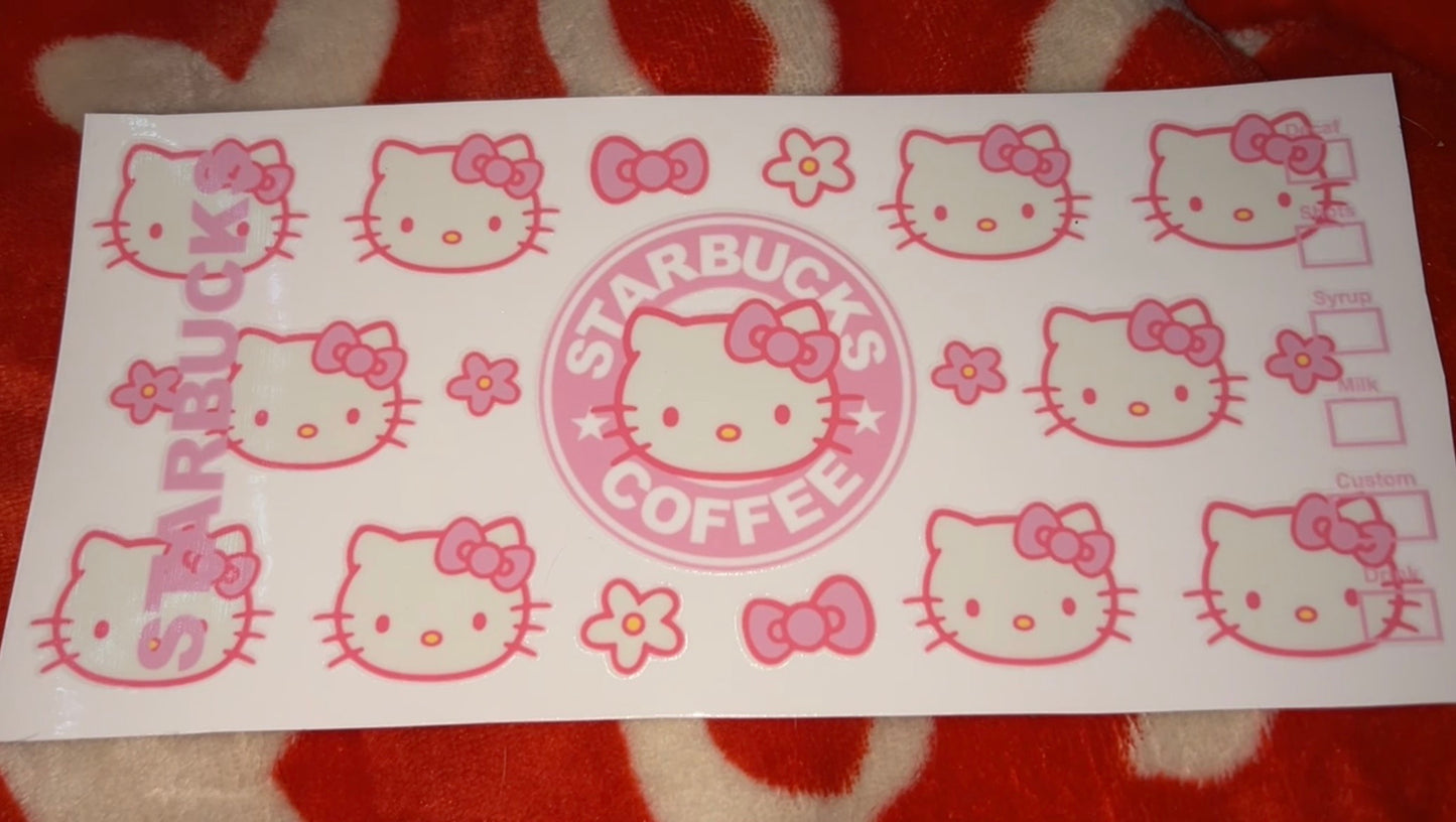 Hello Kitty x Starbucks decal 🧚🏻‍♀️