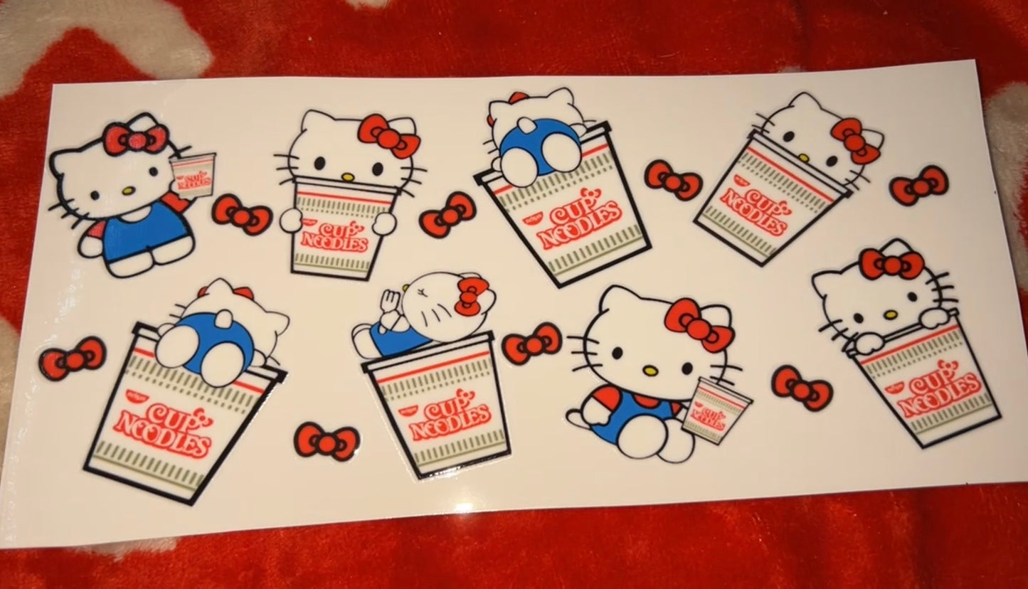 Hello Kitty x Cup Noodles decal 😍