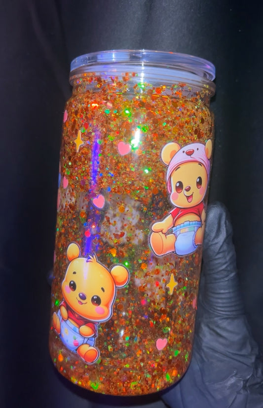 handmade baby winnie the pooh tumbler 🍯
