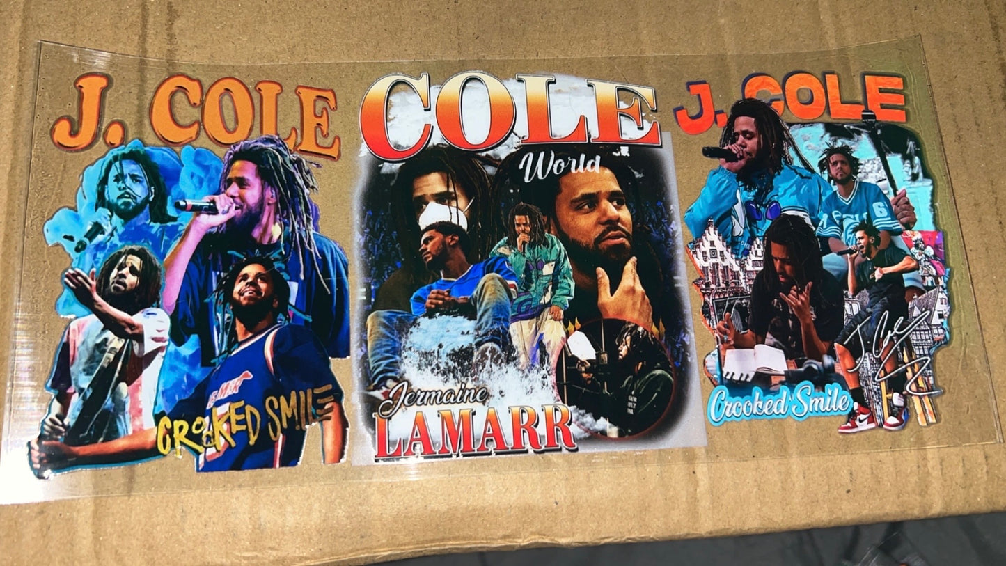 J. Cole artist decal 🖤