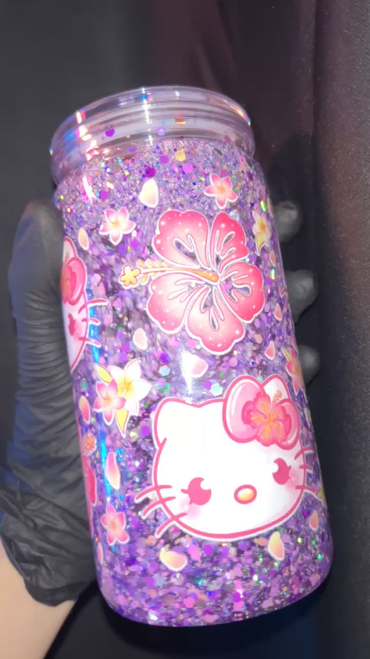 handmade Hello Kitty tumbler ✨