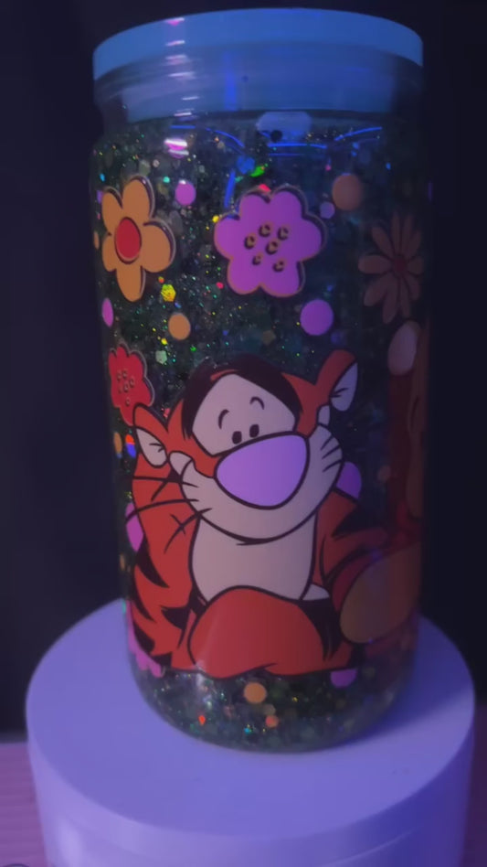 handmade Winnie The Pooh and friends tumbler 🎀