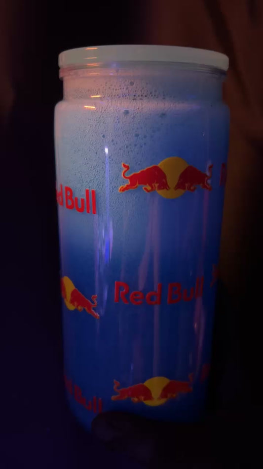 handmade custom betty boop red bull fizz tumbler ⭐