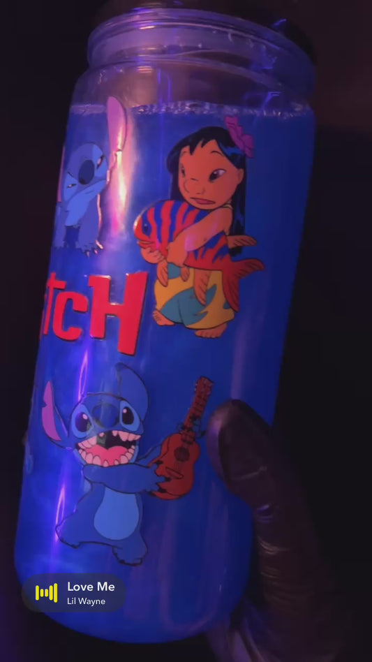 handmade Lilo and Stitch tumbler 🩵